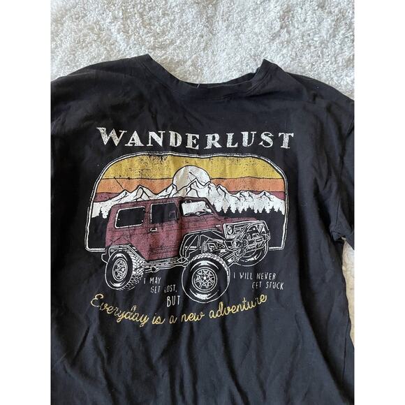 One Clothing Los Angeles Sz. S “ Wanderlust” Design Tee. Cute, Fun - Picture 2 of 6